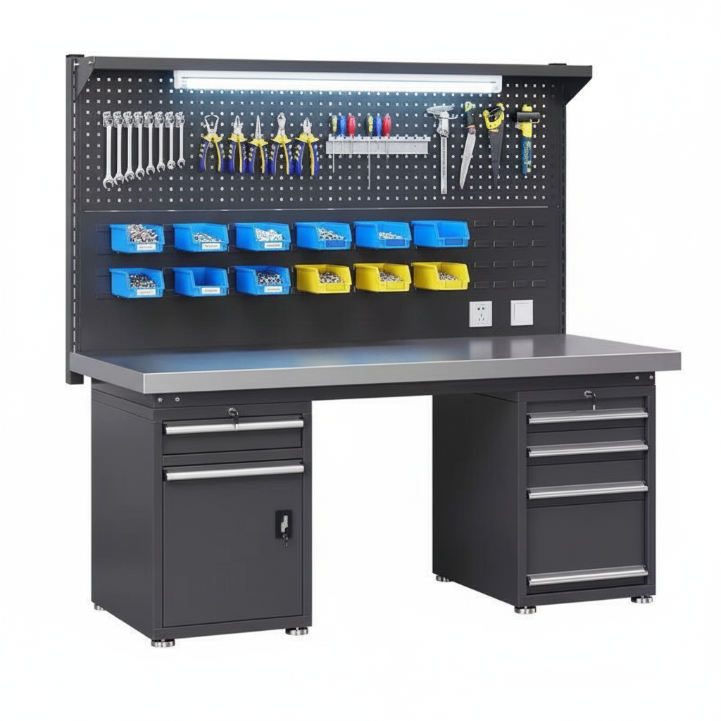 ForgeLine Titan Elite Workbench with Power Wall