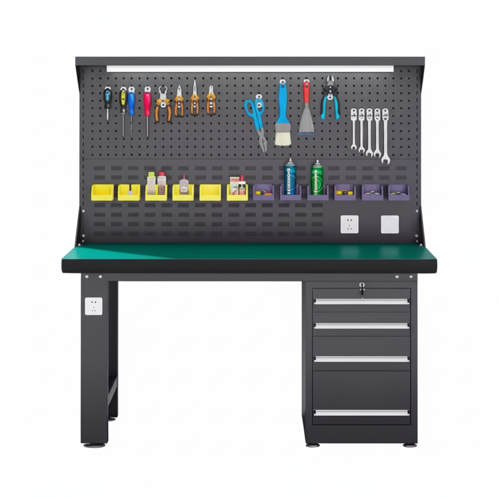 ForgeLine Titan Elite Workbench with Power Wall